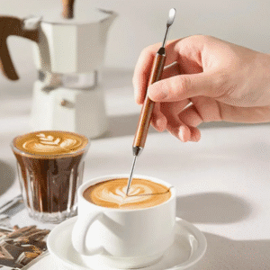 Rosewood Handle Latte Art Needle